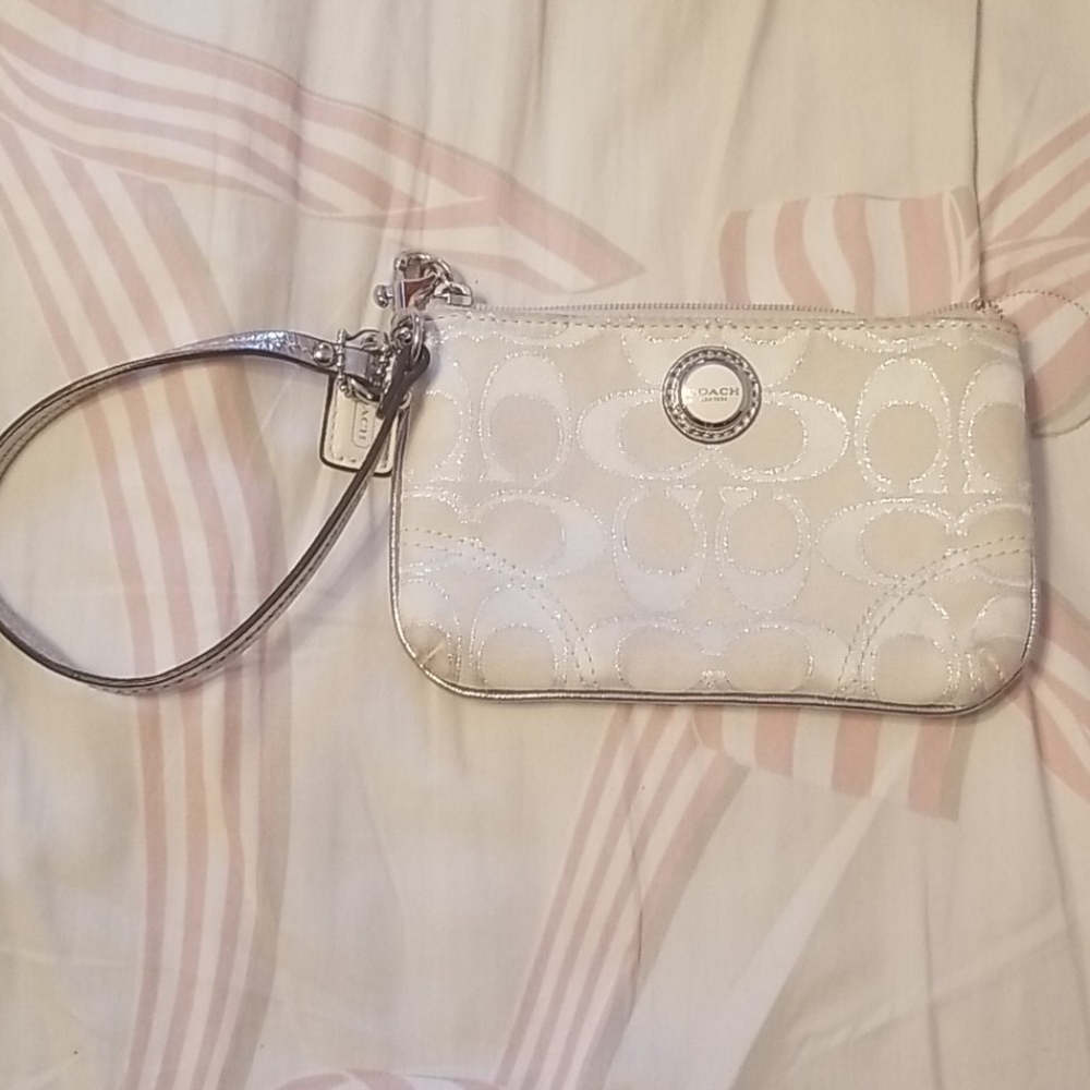 White Coach Wristlet